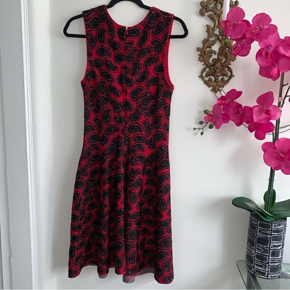 ISSA LONDON RED MIDI DRESS - Picture 8 of 15